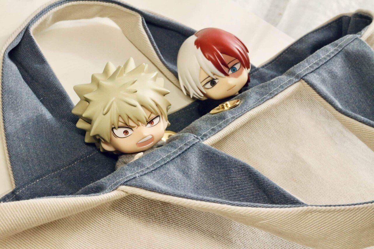 1年越しでヒロアカのツートップ用ポケット付トートバッグ完成〜1年前