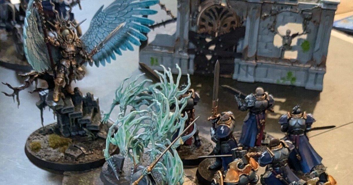 ウォーハンマーAOS ストームキャスト 天空の槍インドラスタ 組立て・塗装済み完成品】 『天空の槍 インドラスタ』 ウォー
