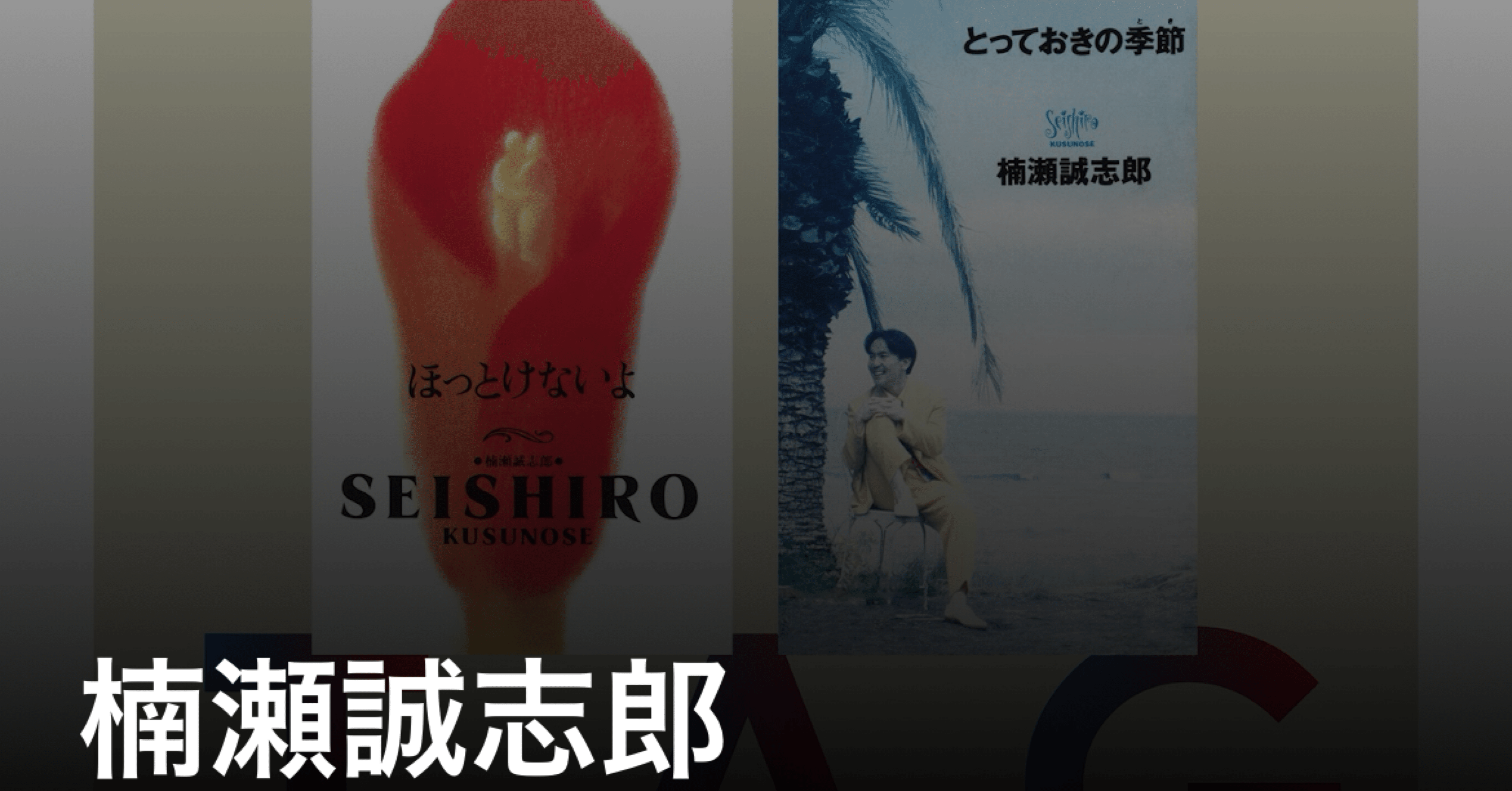 楠瀬誠志郎を聴いてほしいだけのnote|Hidari Kanakura 楠瀬誠志郎を聴いてほしいだけのnote|Hidari Kanakura