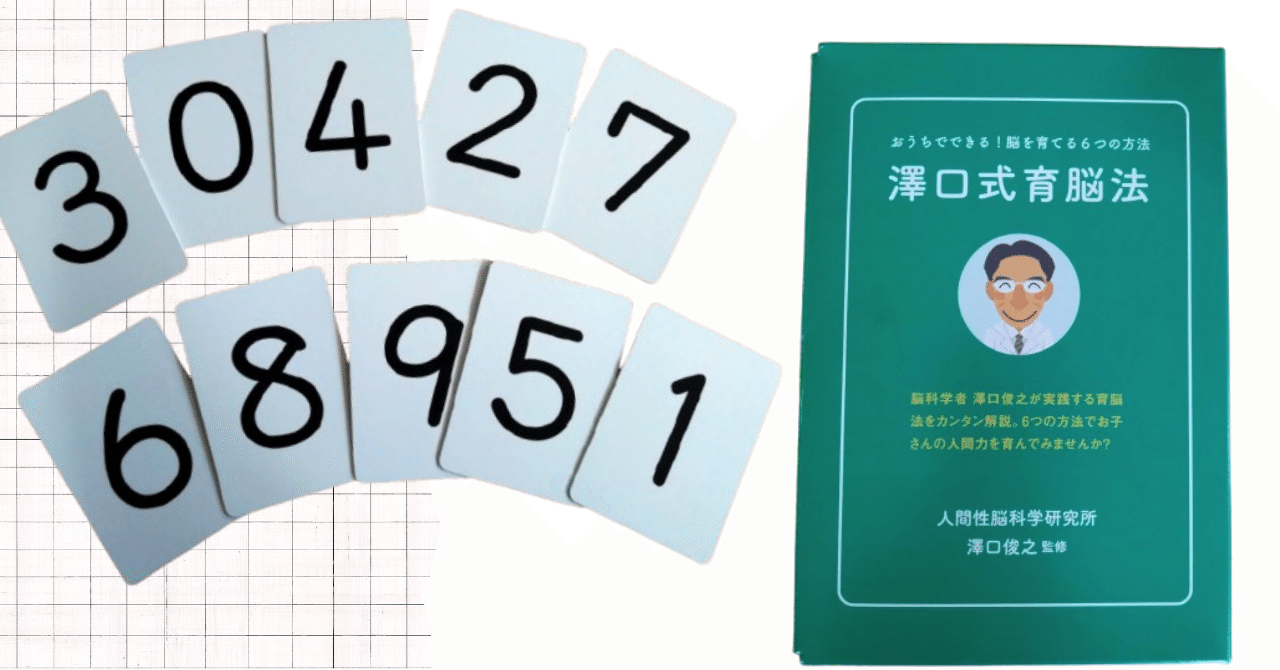 澤口式育脳法 カード おうちでできる！ 脳を育てる6つの方法 澤口式育脳法 カード おうちでできる！ 脳を育てる6つの方法 澤口式育