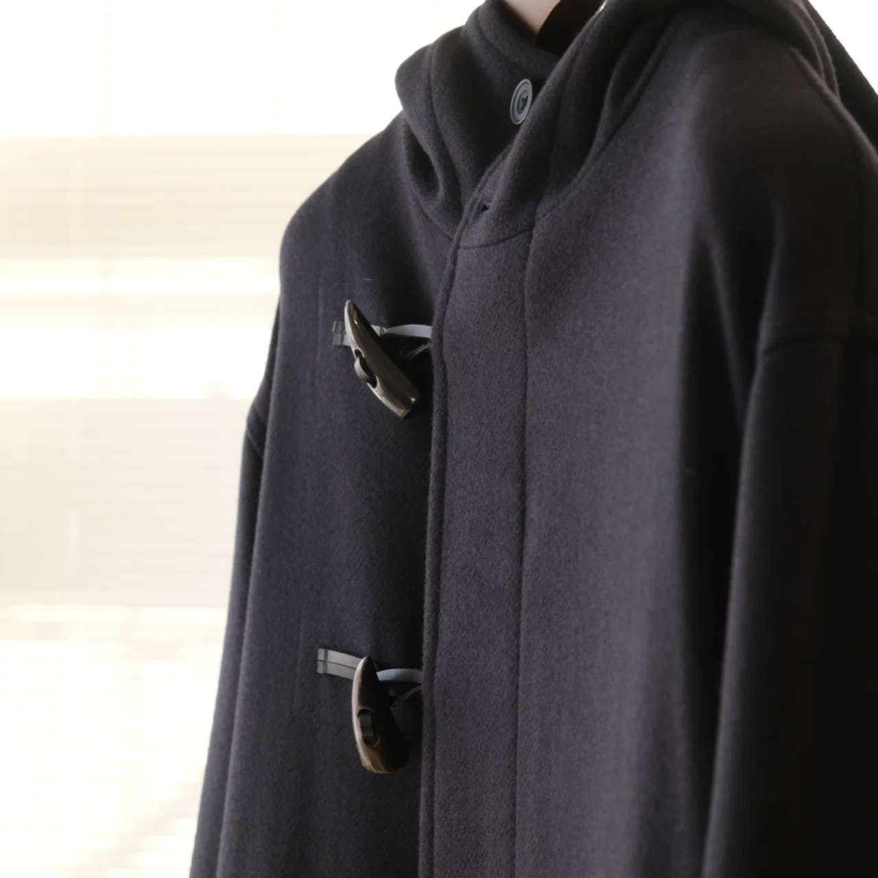 DENHAM ダッフルコート　黒　美品 大人ダッフルコート｜水岡