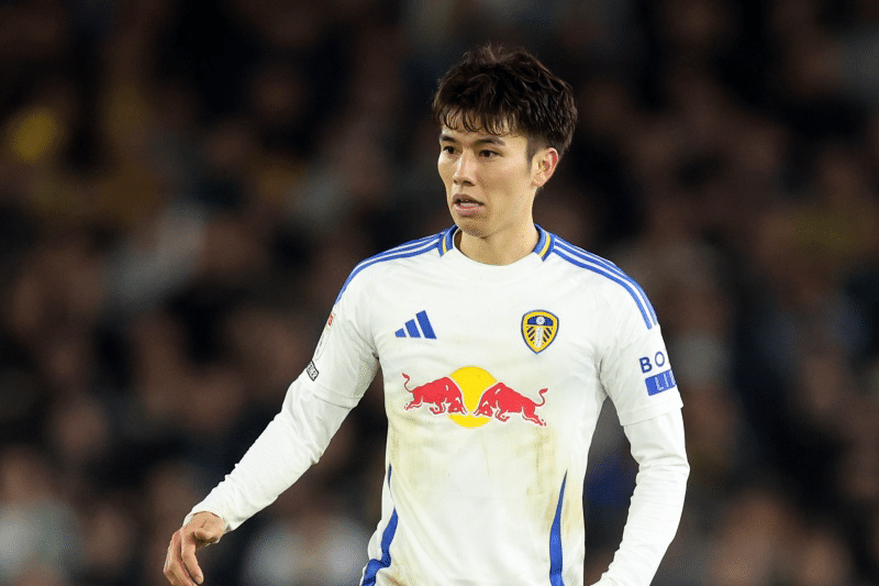 田中碧 リーズ ユニフォーム 日本代表 24/25 日本代表MF田中碧が英2