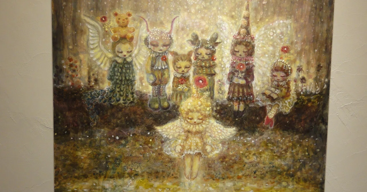 『Gallery光彩　洞』　絵画 ギャラリー三彩洞】 郁個展「AFTER HOURS」を見に行く｜あずさ＠訪問記 絵画