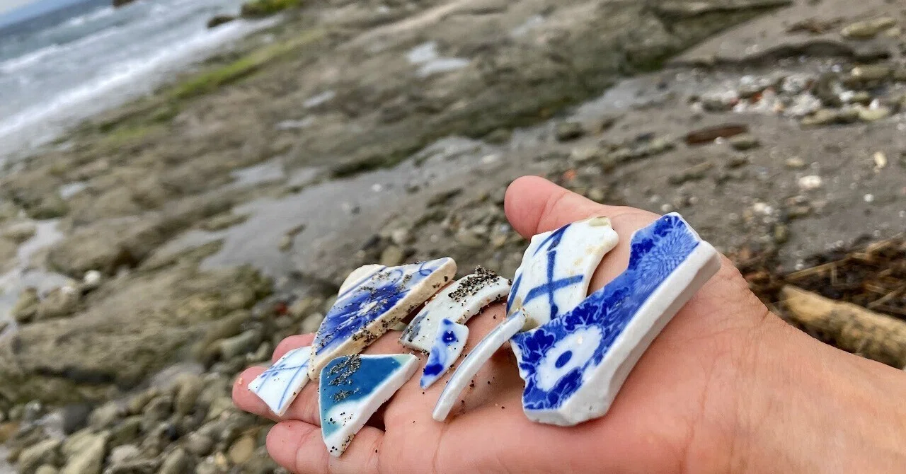 陶片とシーグラスがいっぱい！房総半島・坂田海岸でビーチコーミング 