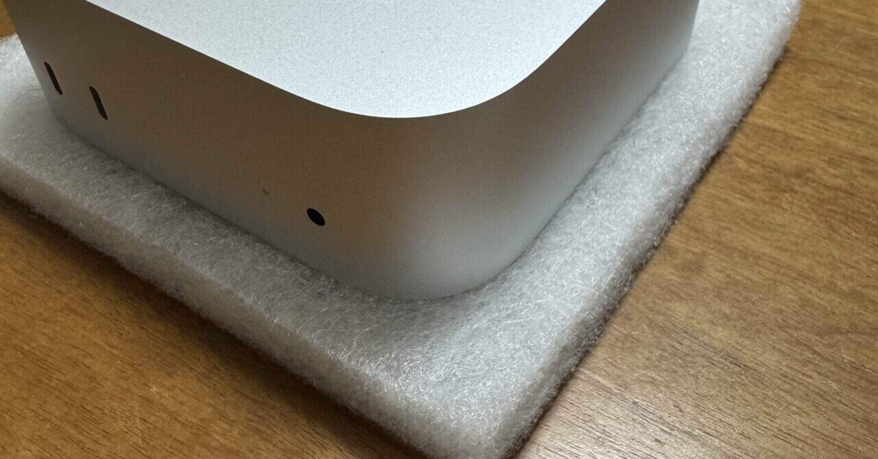 M4 Mac miniのホコリ対策｜ぶっち