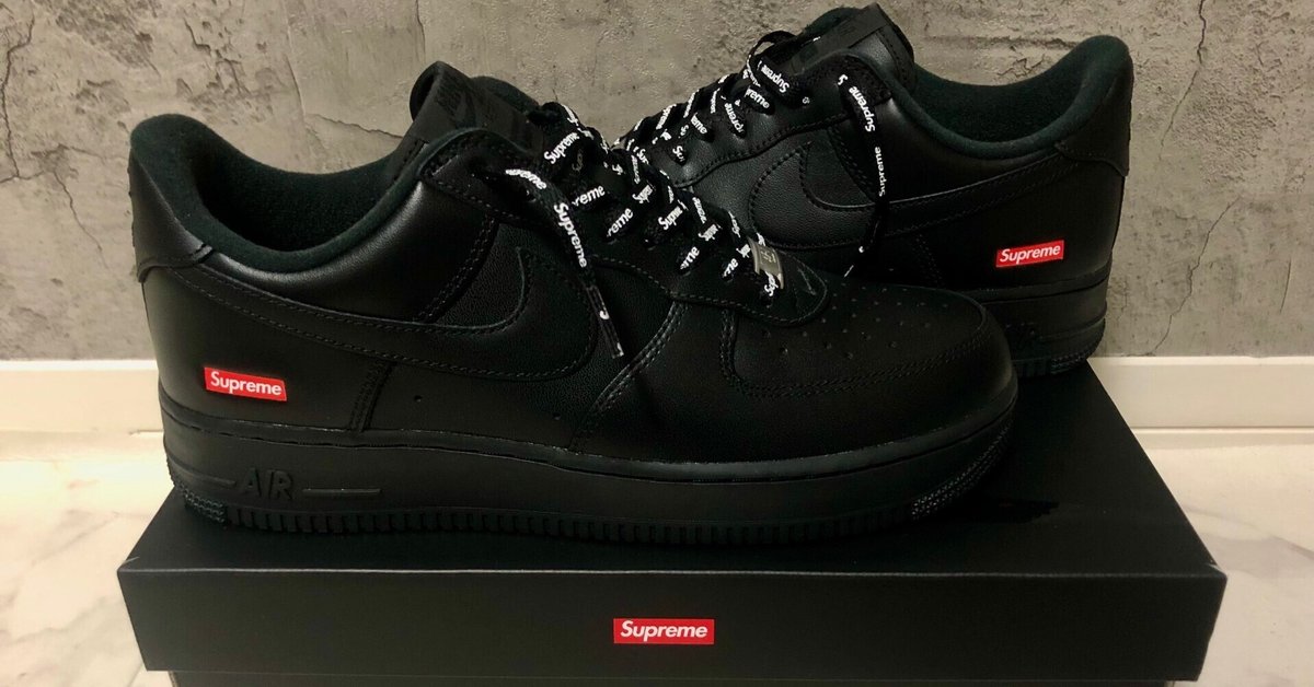 スニーカー談①NIKE×SupremeコラボAIR FORCE1 low を入手
