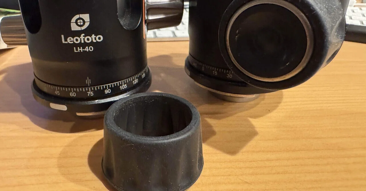 Securing Leofoto Tripod Head Silicone Grips!｜NaoAkimoto!