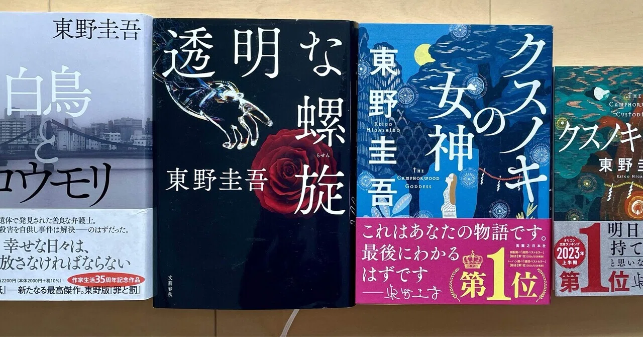 最近読んだ本】自分だけの「東野圭吾ミニフェア」など｜Kaori