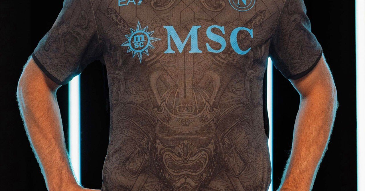 名門ナポリ、2024-25サードユニフォームは武士道デザイン！その理由は