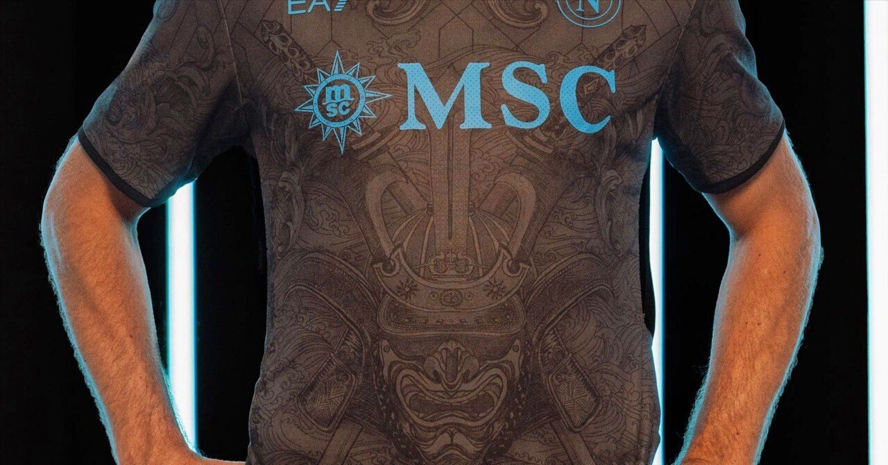 名門ナポリ、2024-25サードユニフォームは武士道デザイン！その理由は