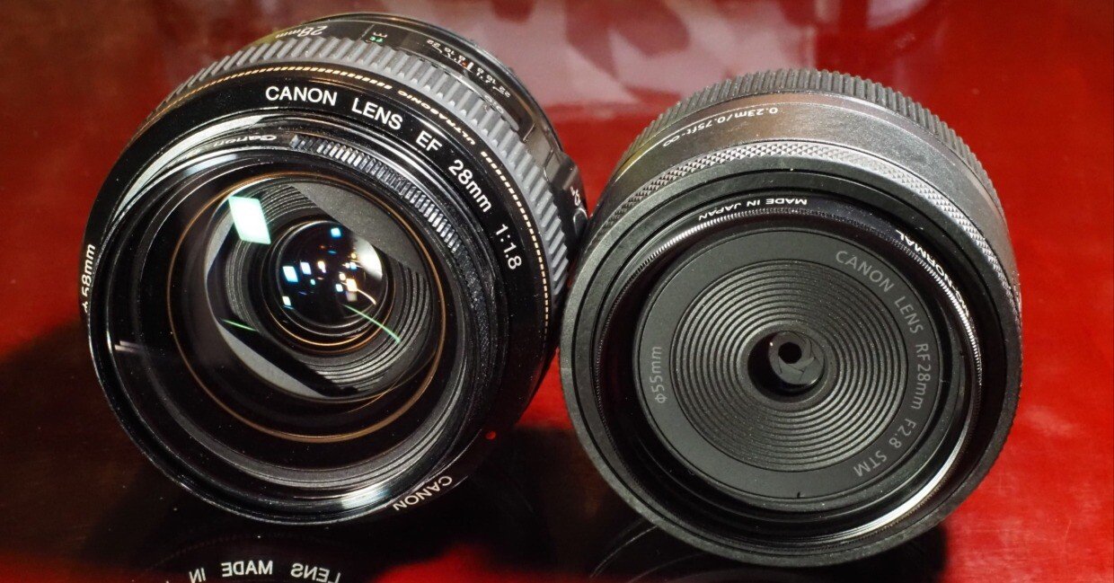 レンズ沼の歩き方」Canon EF28mm F1.8 USM ／ RF28mm F2.8 STM｜saphirinus