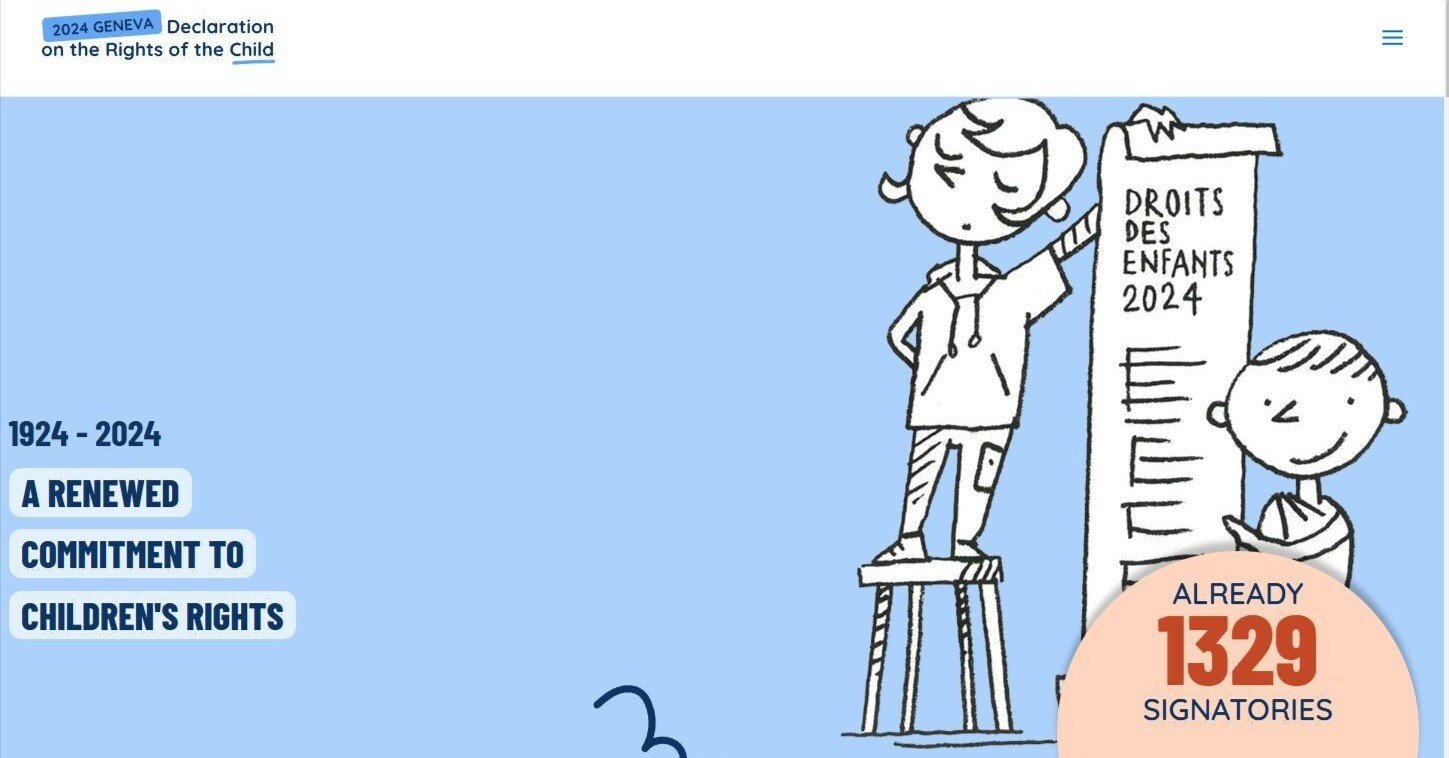 2024年ジュネーブ子どもの権利宣言」｜平野裕二