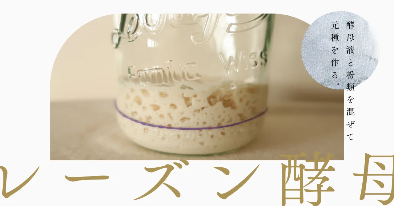 【天然酵母②】レーズン酵母で元種作り！｜amarie｜こころもカラダも温めて巡る物語🍍