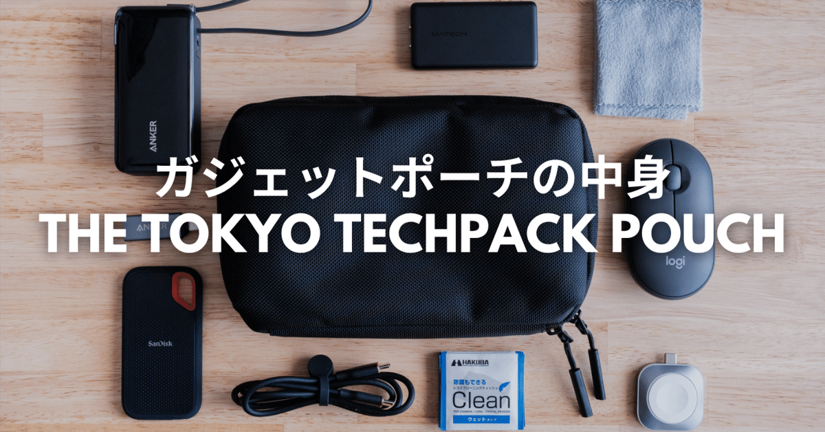 The Tokyo Techpack Pouch - Ergofinite
