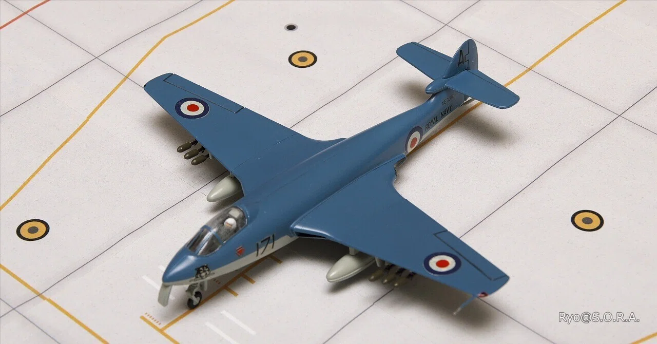 プラモデル製作記 グンゼ・エアフィックス 1/72 シーホーク｜Ryo@S.O.R.A.