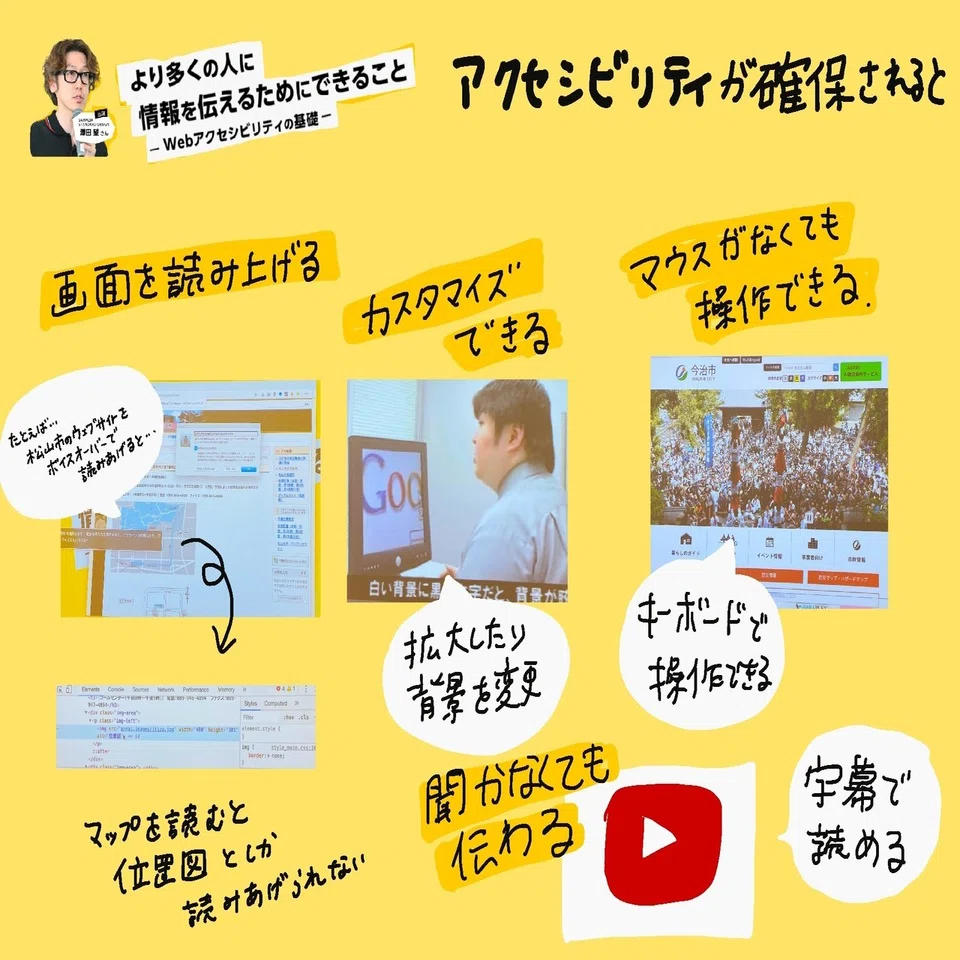 より多くの人に情報を伝えるためにできること Webアクセシビリティの基礎 大木春菜 せいかつ編集室 Note
