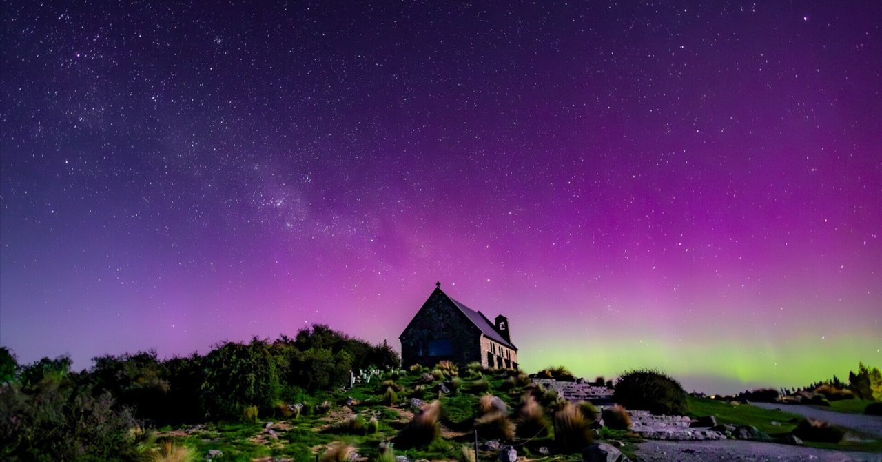 ニュージーランドの星空8（テカポ湖・善き羊飼いの教会）｜Toru Shiratori