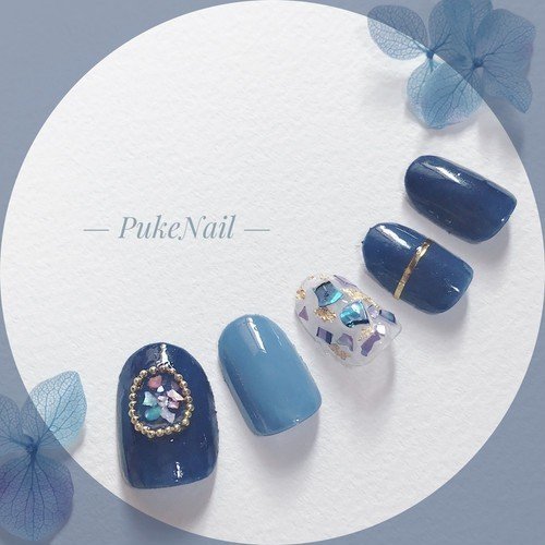 大人の穏やかネイルチップ ネイルチップ専門店 Puke Nail Note