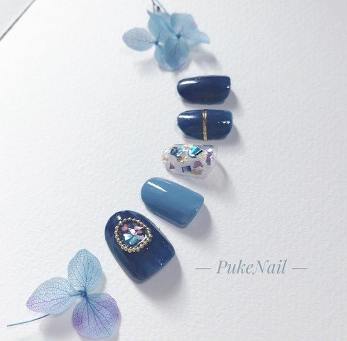 大人の穏やかネイルチップ ネイルチップ専門店 Puke Nail Note