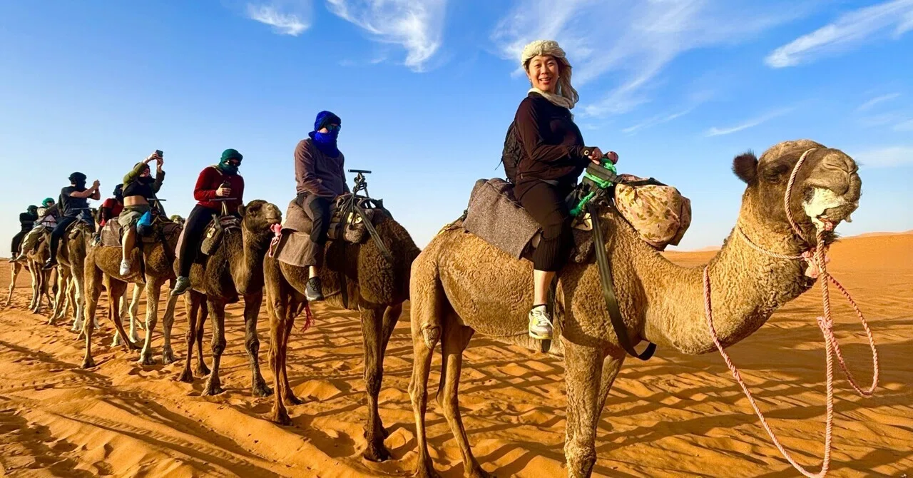 魅惑の国モロッコ🇲🇦砂漠と青の街へ行ってみた｜古賀未結希(こが