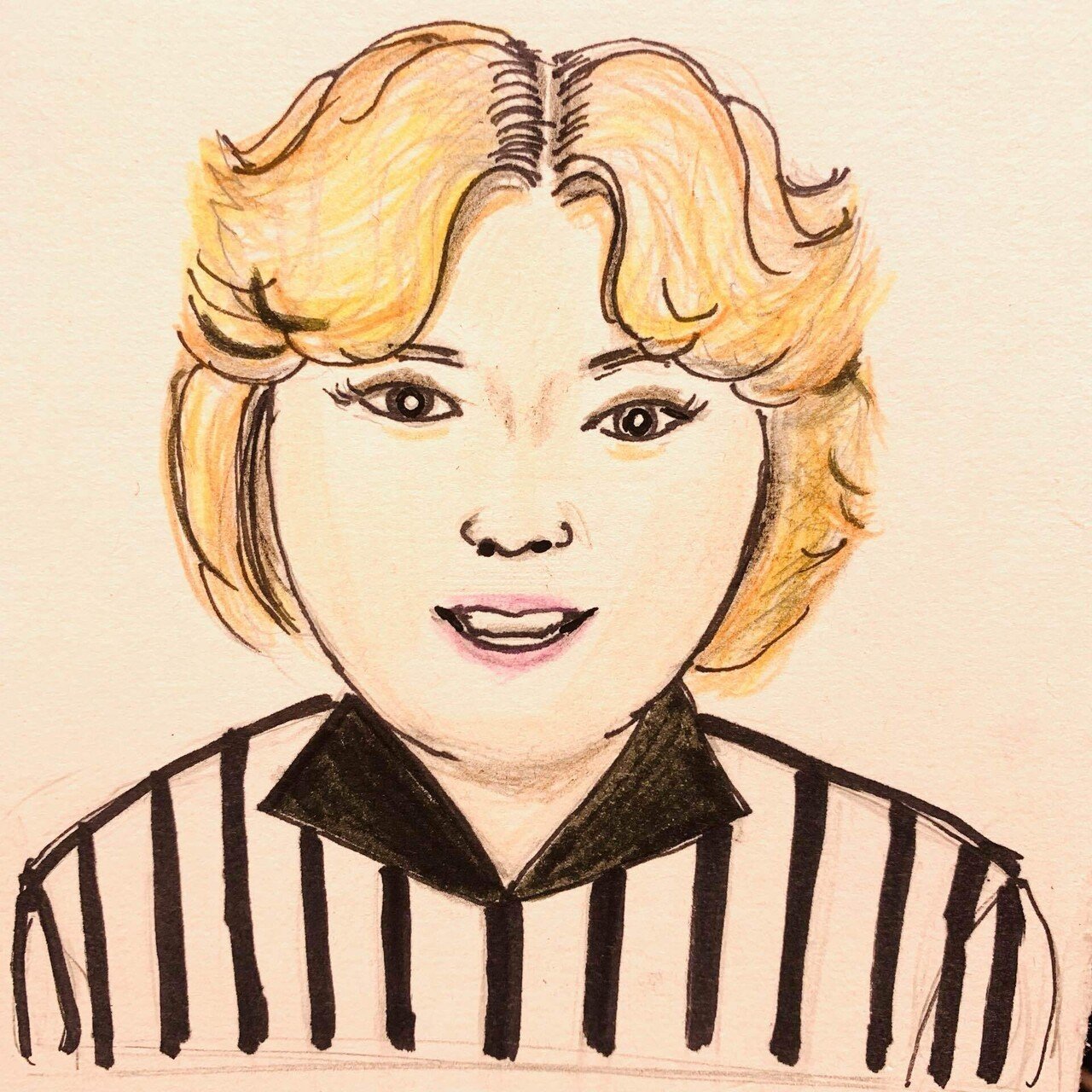 24/11/21 芸人のえびちゃん描きました！似顔絵276人目👦｜プリンセス