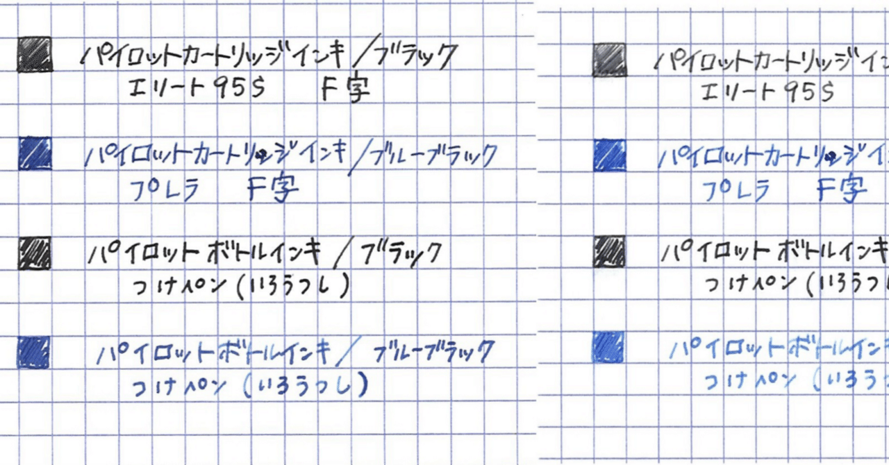 パイロットの標準的なインクの耐水性実験 一般書記用 瓶入りと