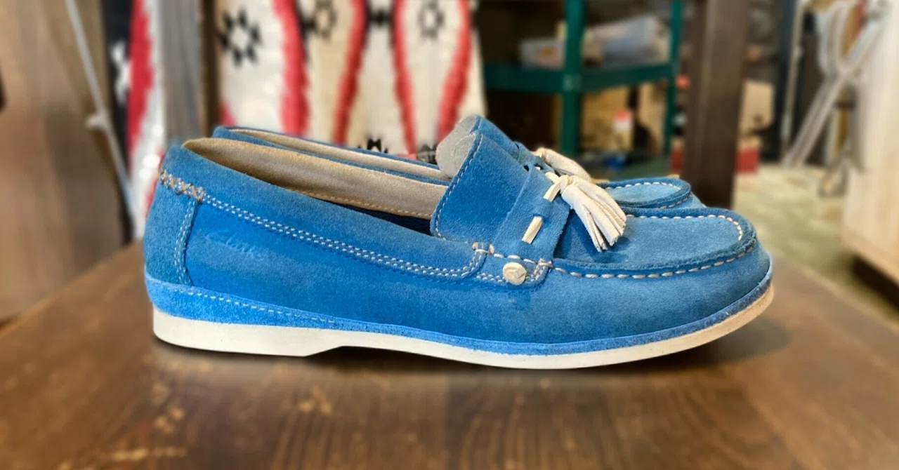 Resole/ソールカスタム】#2 Clarks タッセルローファードライビング 