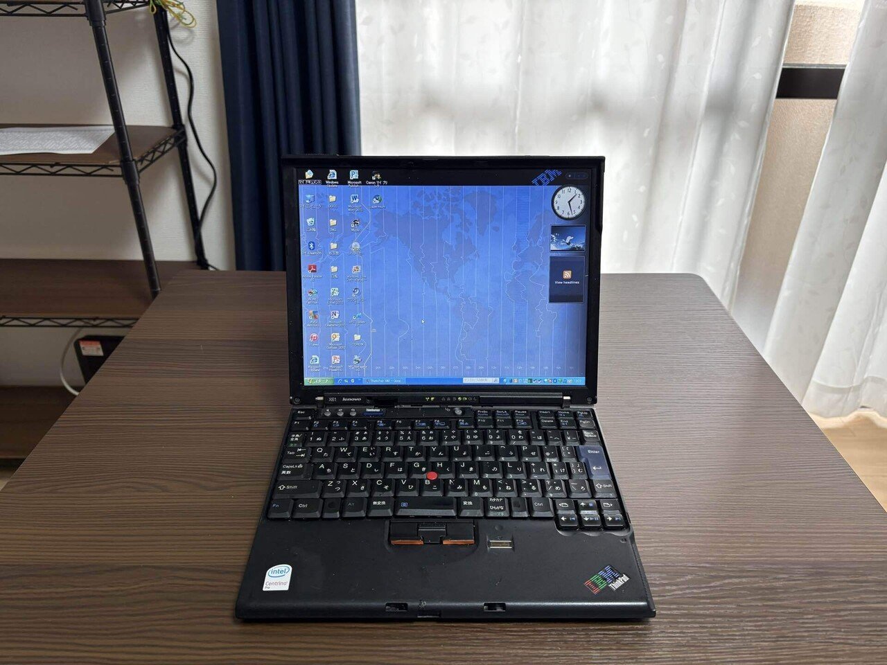 モバイルパソコン IBM Thinkpad X61 (7675-A51) 英語キーボード