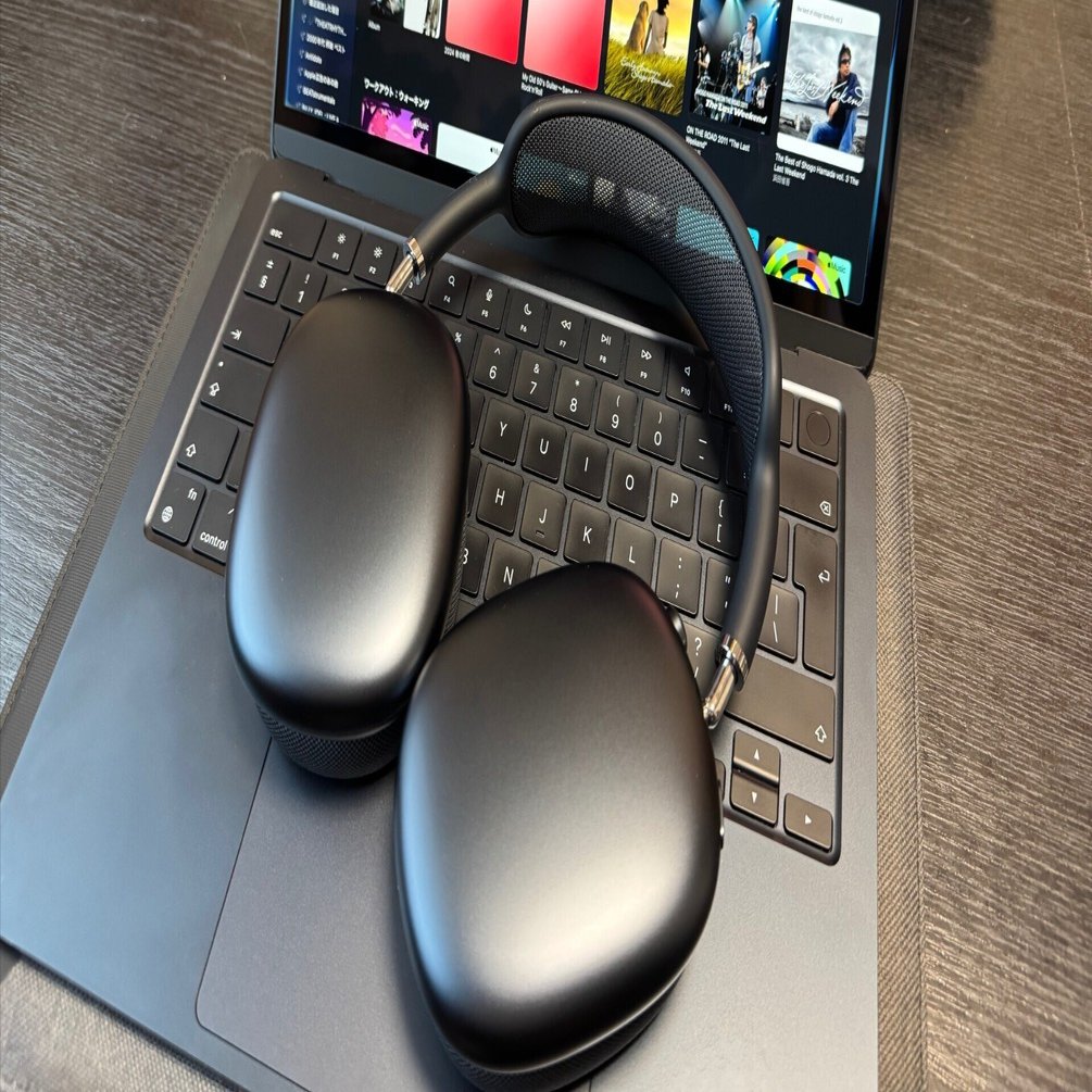 AirPodsMAX ブラック 動作確認済み 再・AirPods Maxで聴く音楽が楽しい｜けこぜろ