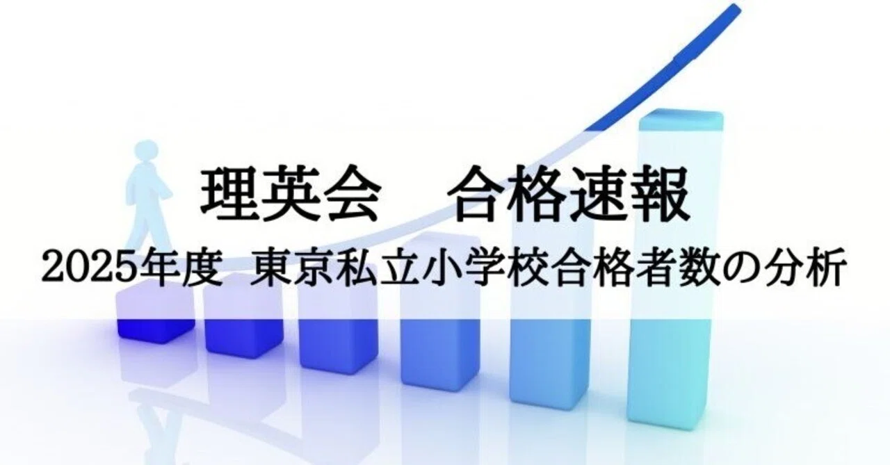 理英会】合格速報2025 東京都私立小学校の分析まとめ｜絶対合格‼️お