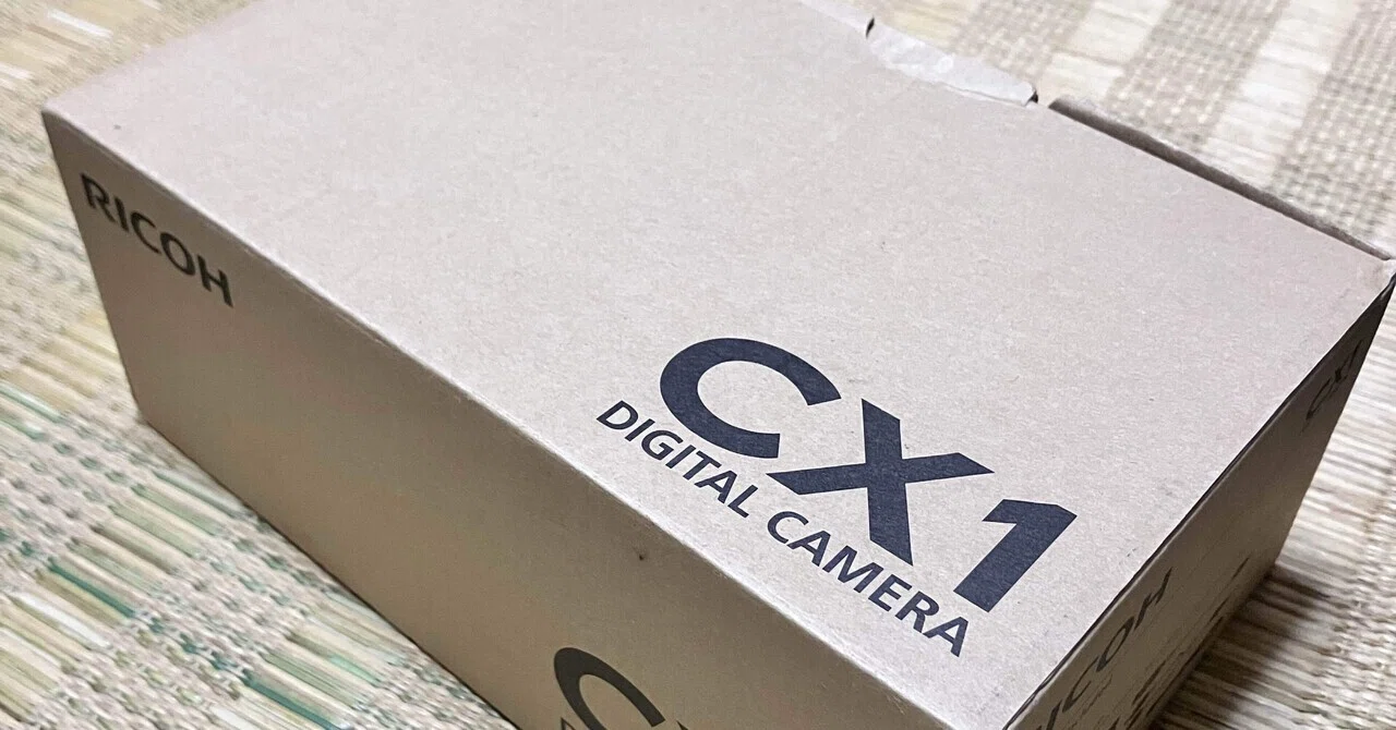 RICOH CX1が届きました！｜とんすけ