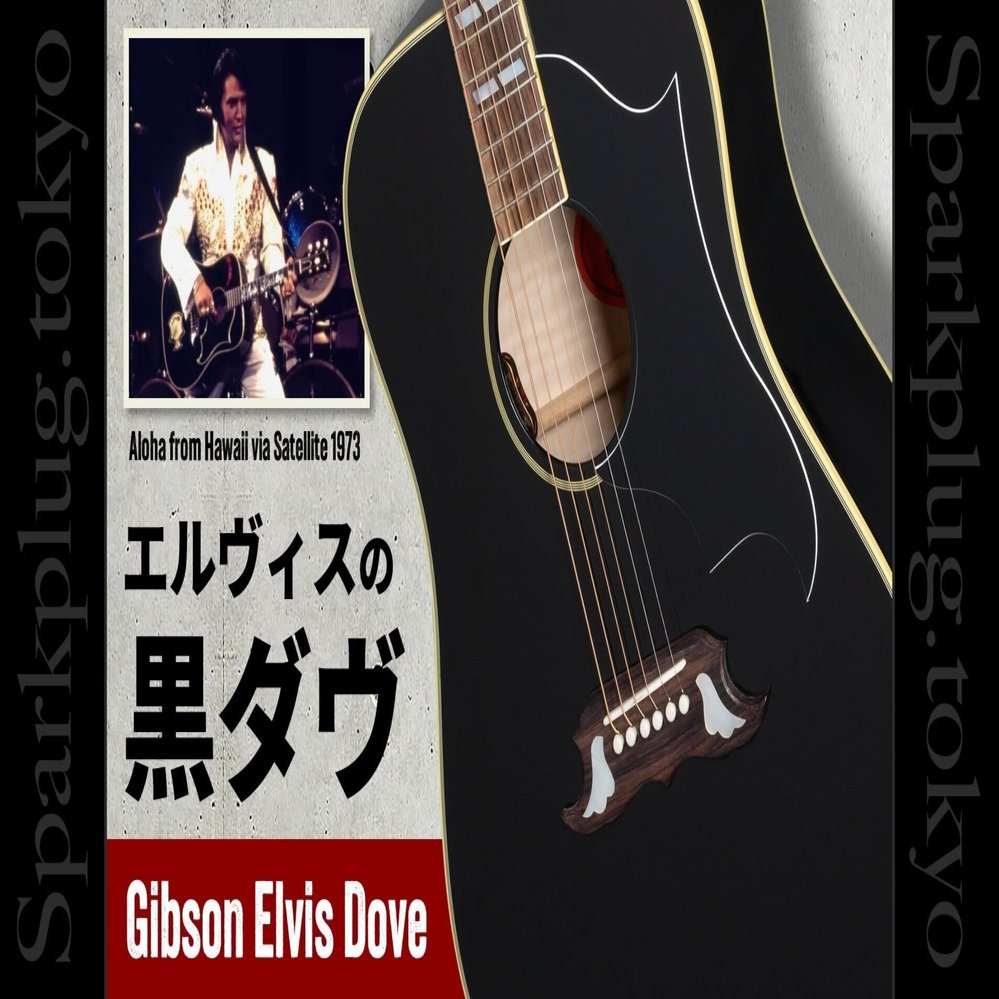 ★ター坊様専門★ELVIS PRESLEYアコスティックギター★BLACK ギブソンによるエルヴィス・プレスリー・シグネチャー「Elvis Dove