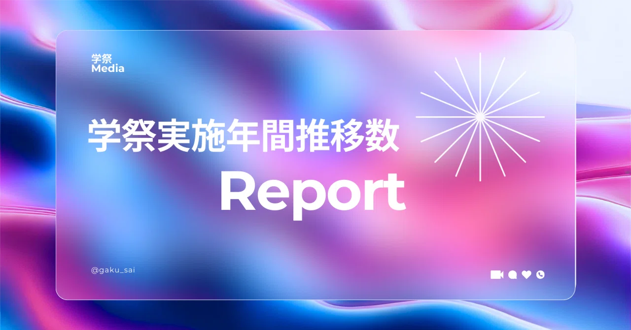 大学祭の各月実施数推移の調査