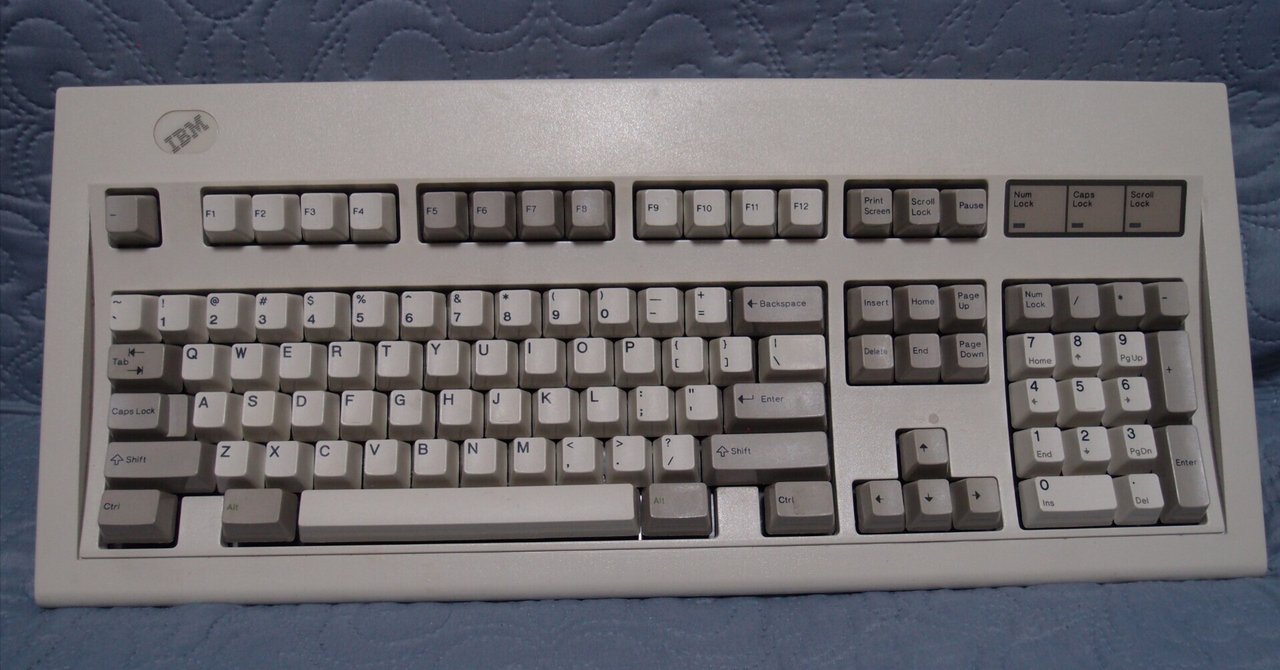 ブ*ー様 IBM Mモデルキーボード 金属ロゴ 1986年 USA ブ*ー様 IBM Mモデルキーボード 金属ロゴ 1986年 USA 2025年最新