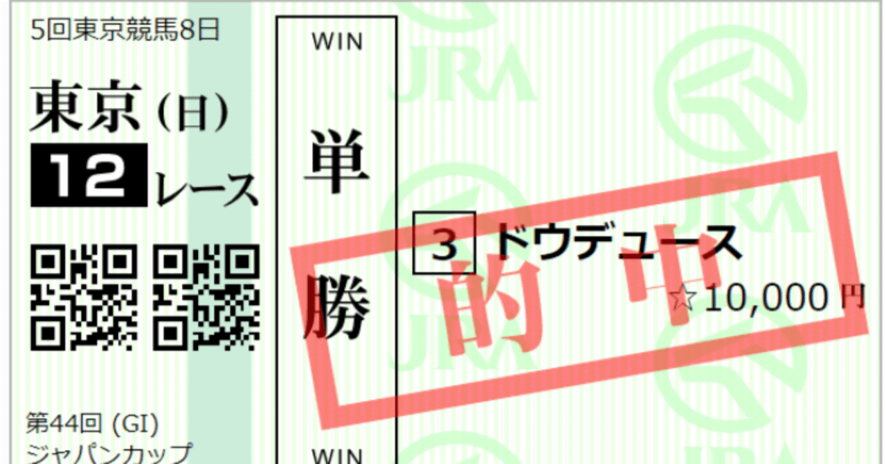 ジョッキーカメラ　2024ジャパンカップ｜馬券検討&around40〜feeling