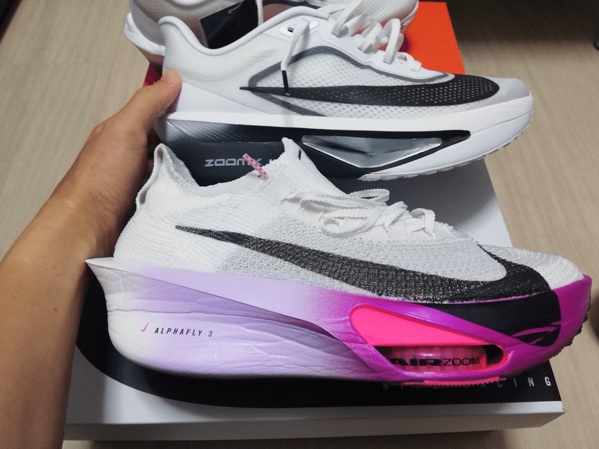 NIKE ズームフライ6 ランニングシューズ　ヴェイパーフライ　ドラゴンフライ ズームフライ6、我が家に到着。｜taka_running