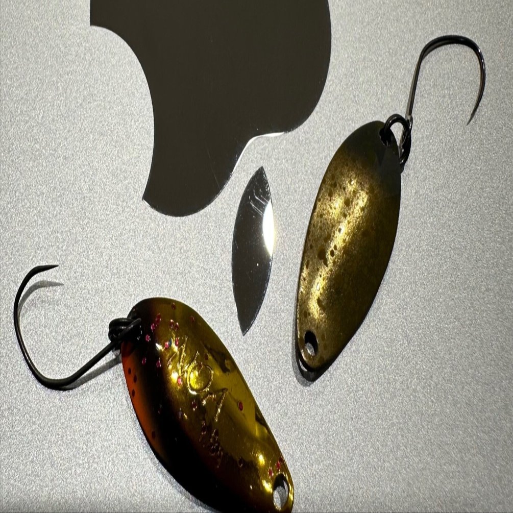 エリアトラウトにおける1.5g前後スプーンの使い所、使い方とその破壊