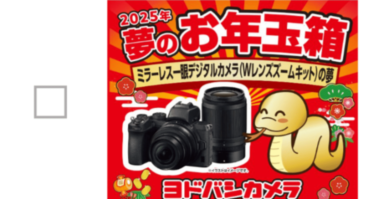 2025年のカメラ系福袋を勝手に予想｜ちよっぺ ほびー