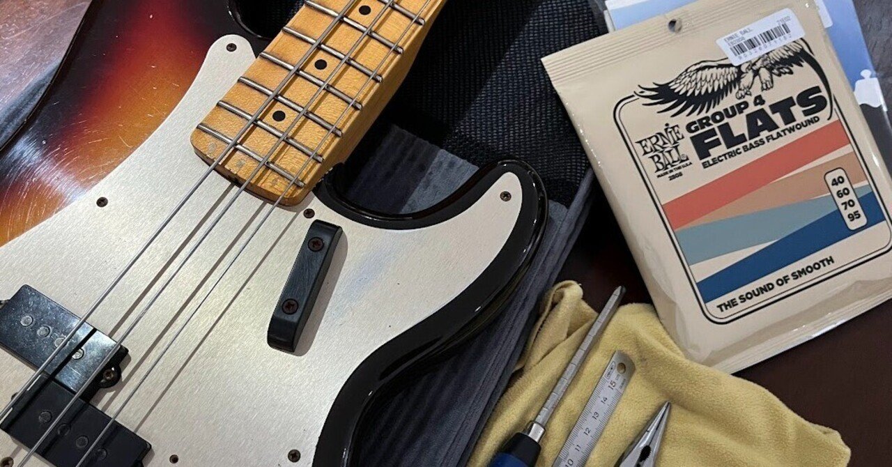 Charvel Refinement エレキベース シルバー フラットワウンド弦 フラットワウンド弦レビュー (ライトゲージ編)|octopus