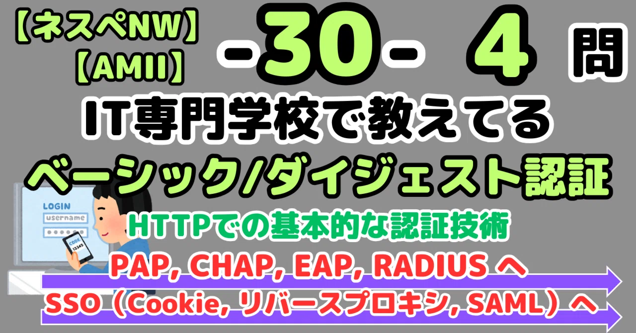 ネスペ 過去問解説