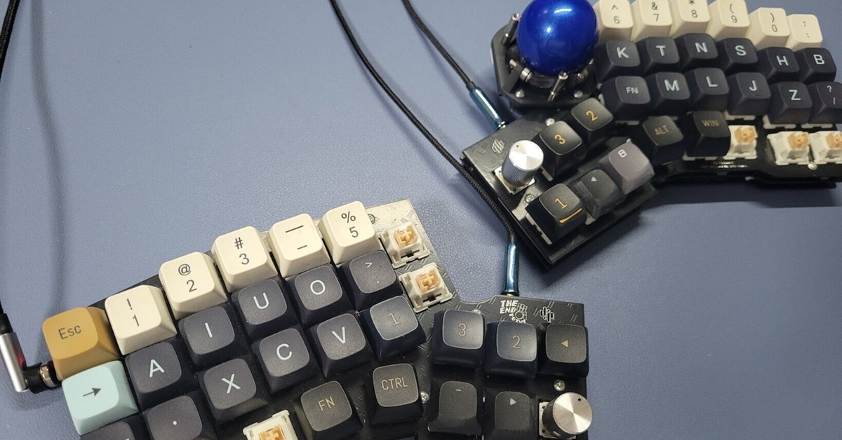 新着 The Endpoint】トラックボード付分割キーボードは最高！｜HolidayKey キーボード