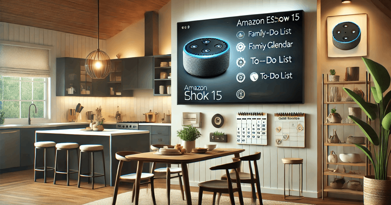 スケジュール共有からエンタメまで！「Echo Show 15」で始める