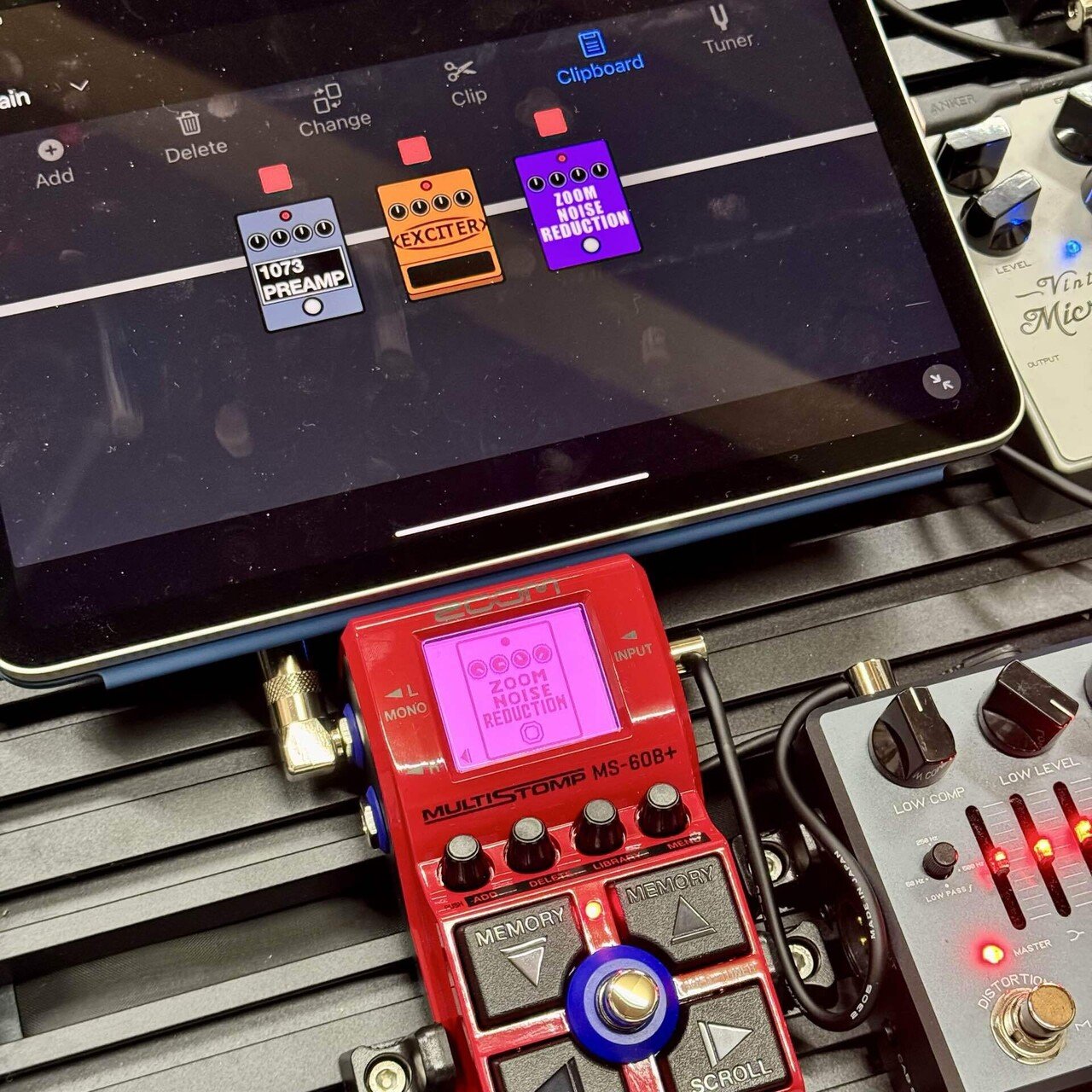 ZOOM MS-60B+ MultiStompを手に入れたのでエフェクター群に混ぜ