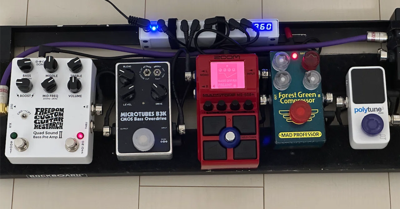ベースで使っているエフェクター ＜コンプレッサー編＞｜nobuoo