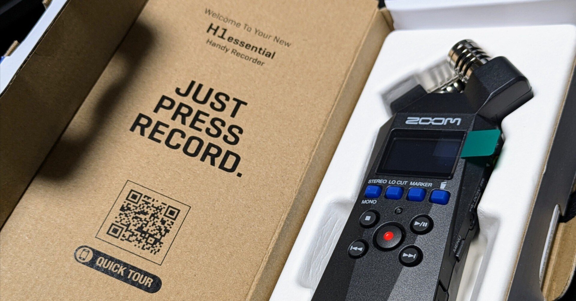ZOOM H1essentialハンディレコーダーを買った｜R-9