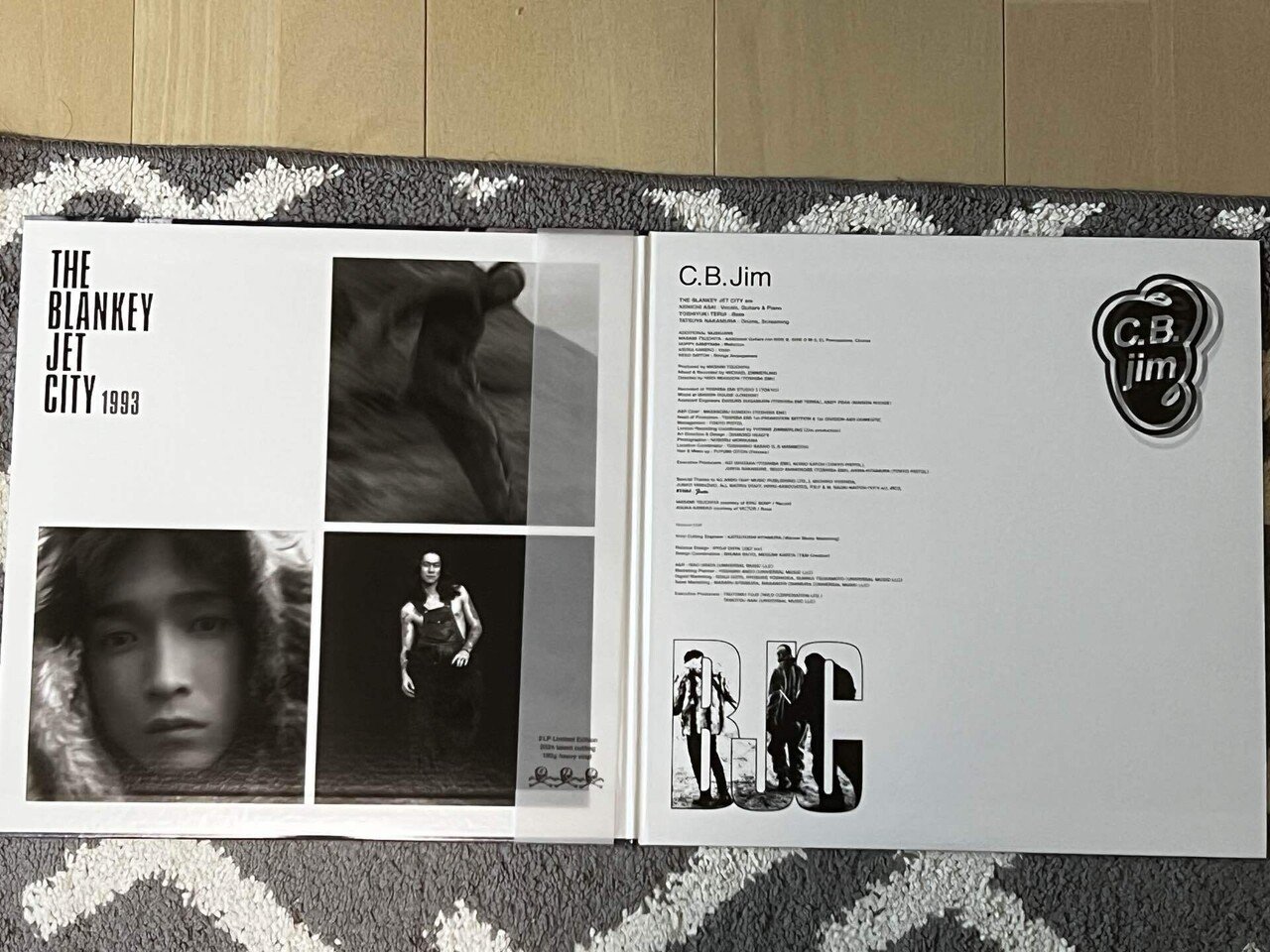 Blankey Jet City」の「C.B.Jim」のアナログも最高で嬉しいね
