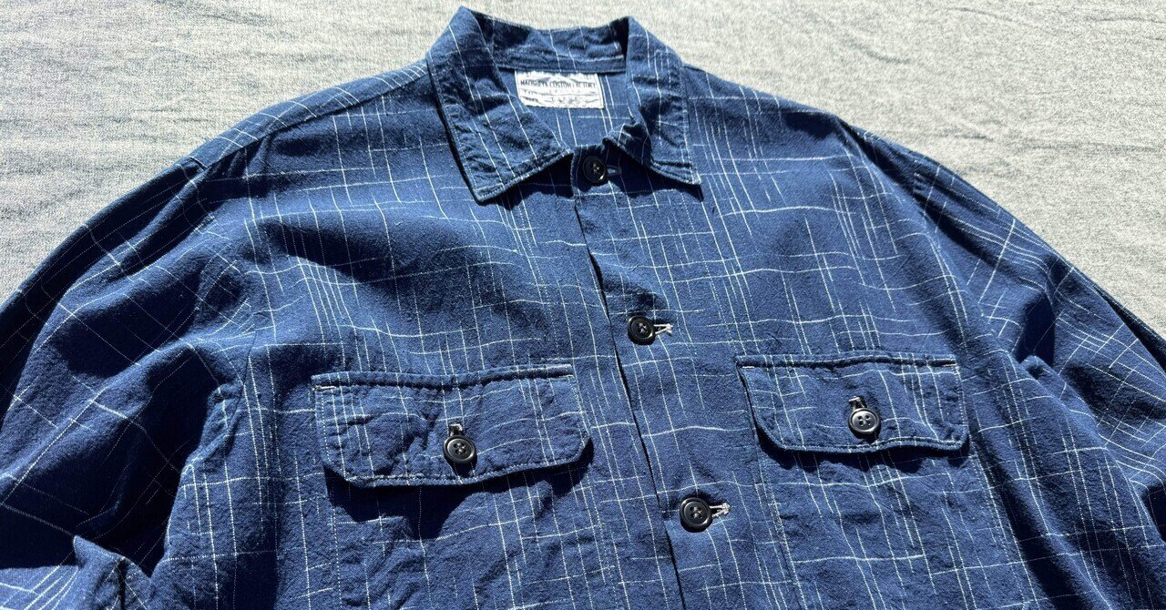 完璧主義 予約商品 青カスリ｜NAOSHIYA 日本の伝統生地で現代服を作る トップス