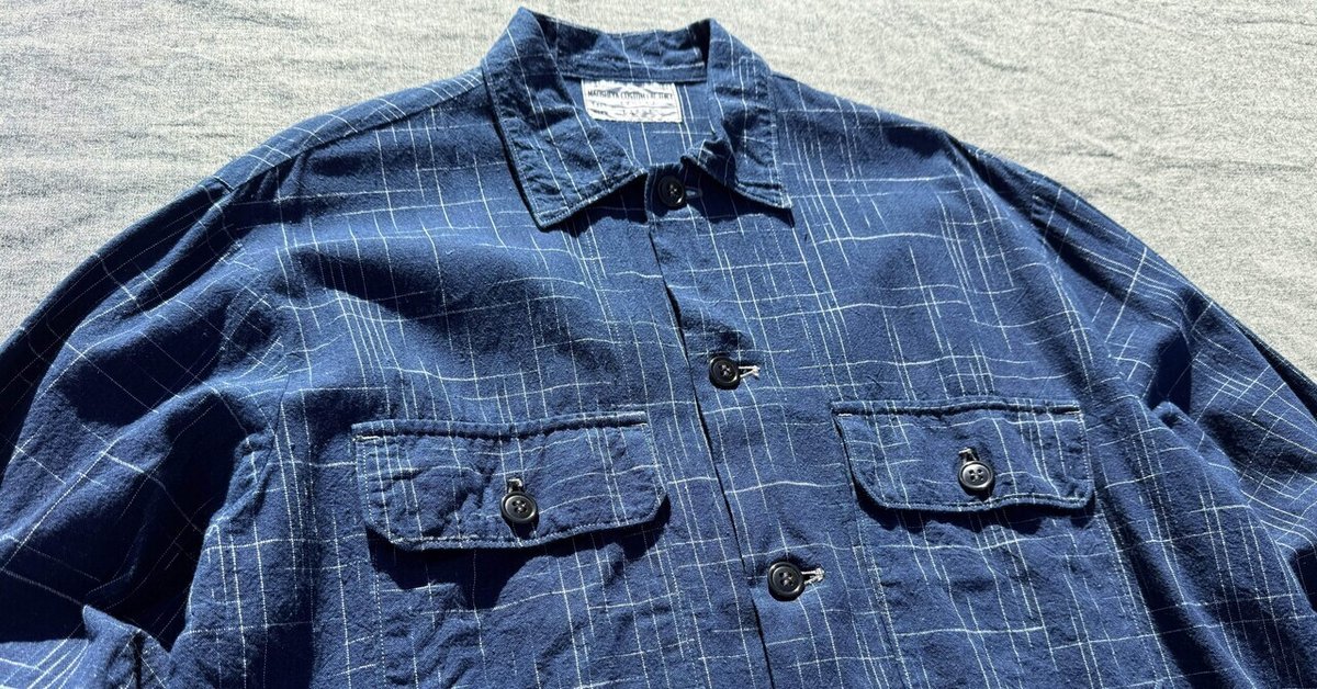 予約商品 日本の伝統生地で現代服を作る 青カスリ｜NAOSHIYA CUSTOM 