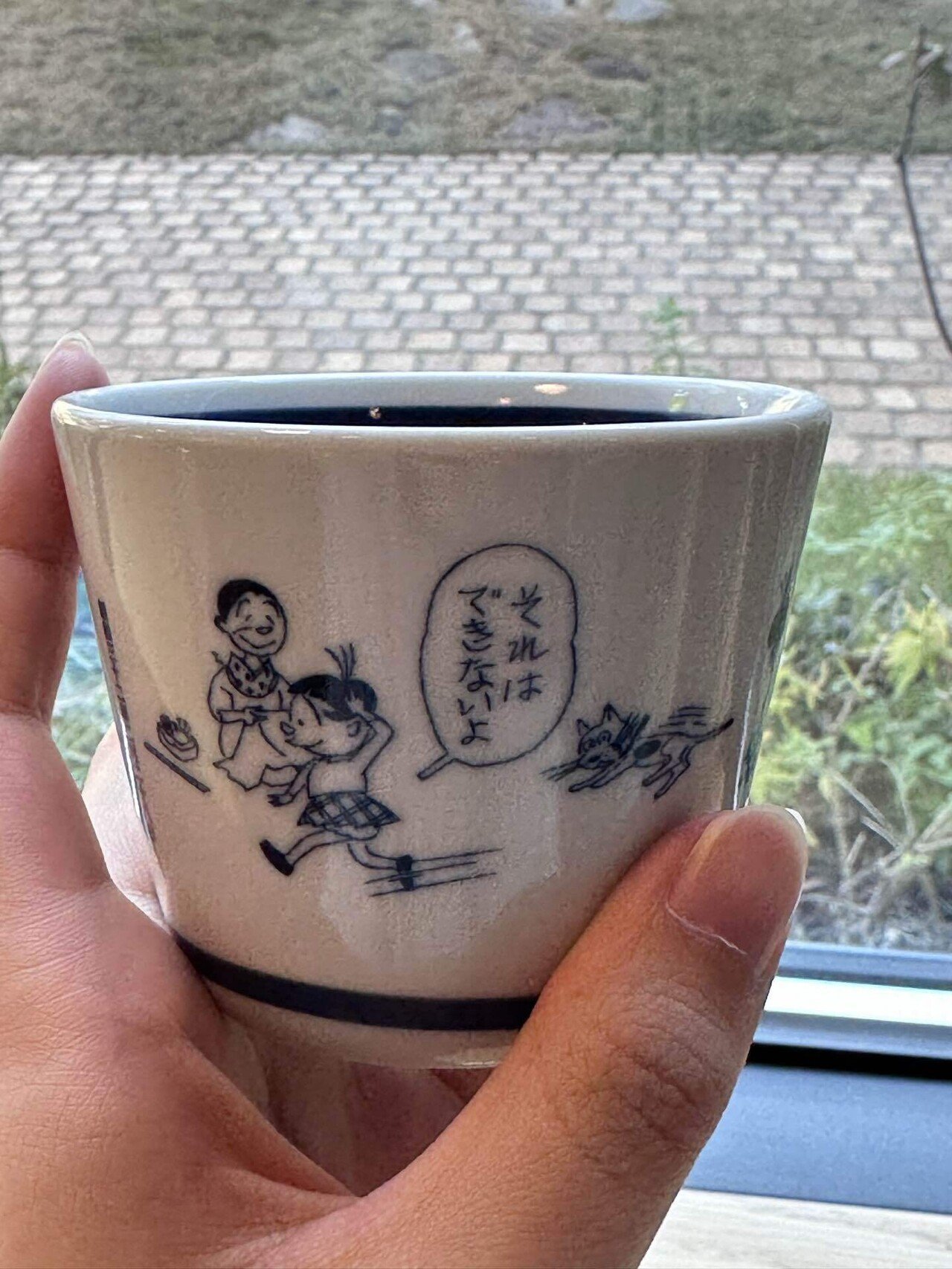 あなごさん アニメ サザエさんマグカップ 長谷川町子美術館