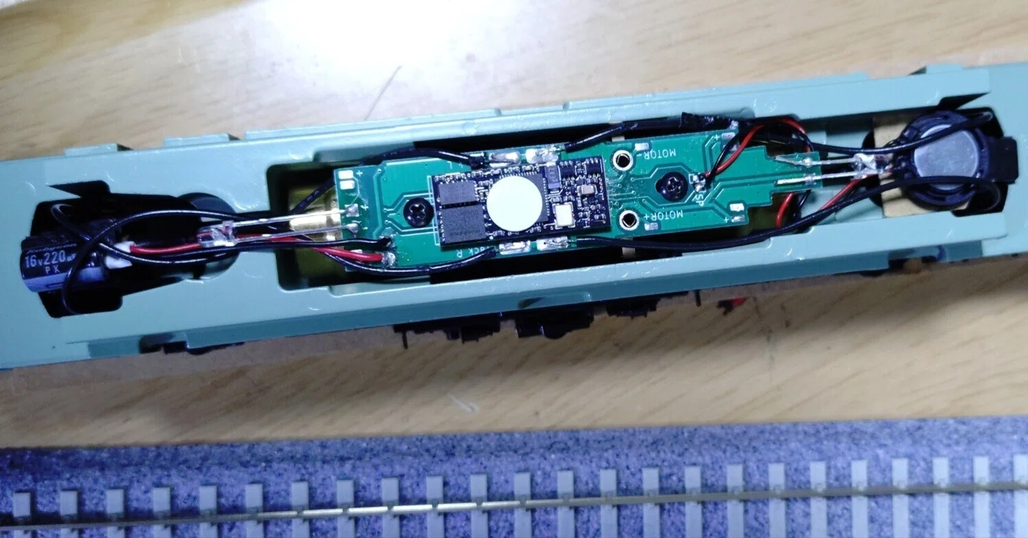 K社EF65(HO)用DCC搭載補助基板(NEXT18)｜Tetsuo (HMX)